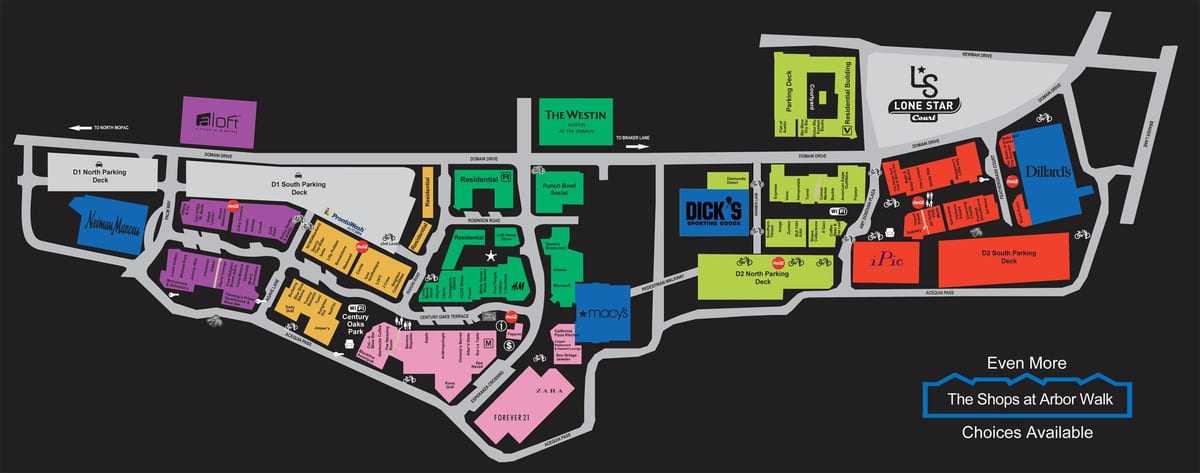 Austin dominio mapa